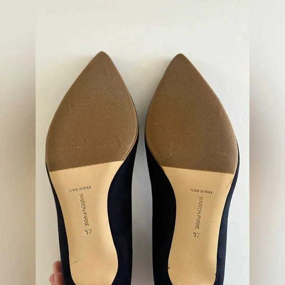 Marion Parke Suede Kitten Heel Pump | Classic Pump 45 - Picture 7 of 8